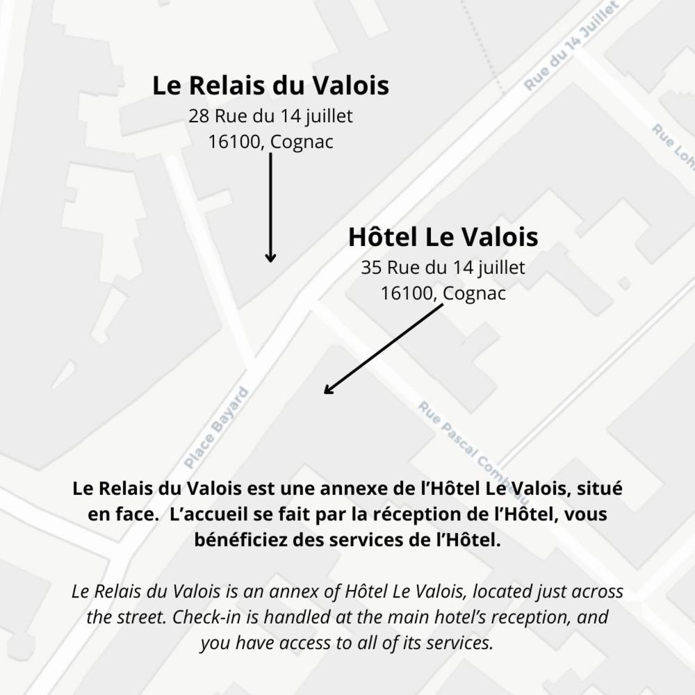 Отель Le Relais Du Valois Cognac Centre Экстерьер фото